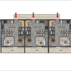 Doga Park B BLOK bahce kat