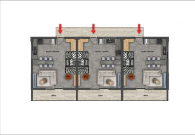 Doga Park B BLOK bahce kat